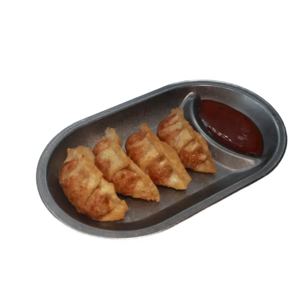 Gyoza de pollo frito